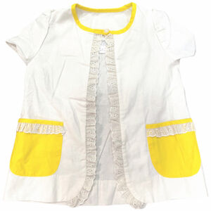 Well Dressed Wolf Girls 2T Swimsuit Cover Up Lemon Meringue Icing on the Cupcake